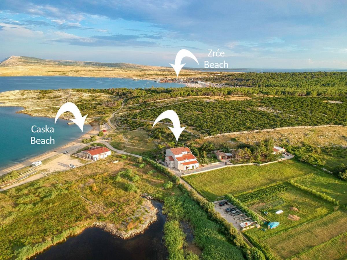 Apartments Dinko Novalja Kültér fotó